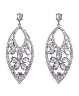 Crystal (Clear) Glam Diamanté Teardrop Earrings  250278190  New 