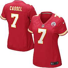 Womens Nike Kansas City Chiefs Matt Cassel Game Team Color Jersey 