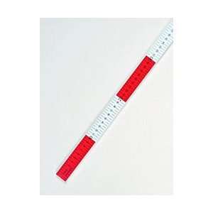 Meter Stick, Flat, Plastic, Metric Scale, 1 m  Industrial 