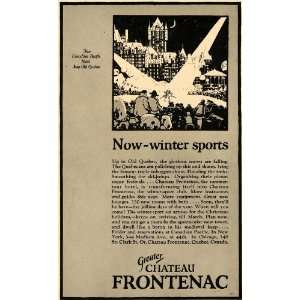  1923 Ad Chateau Frontenac Hotel Canadian Pacific Bruce 