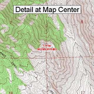   Quadrangle Map   Loray, Nevada (Folded/Waterproof)