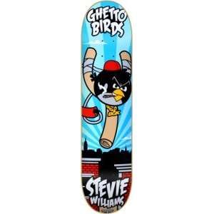  DGK Stevie Williams Ghetto Birds Skateboard Deck   7.8 x 