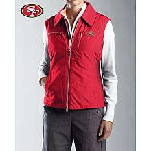 Cutter & Buck San Francisco 49ers Womens WeatherTec Alegro Vest 