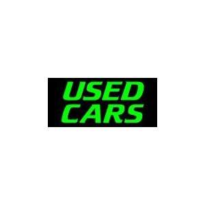 Used Cars Simulated Neon Sign 12 x 27