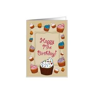 79th Birthday Cupcakes Card Toys & Games