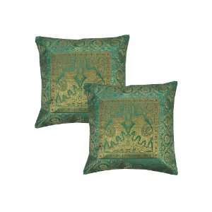  Indian Elephant Cushion Pillow Cover India Vintage Decor 