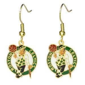  Boston Celtics   NBA Team Logo Dangler Earrings 