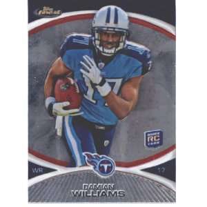 2010 Topps Finest Refractors #41 Damian Williams RC   Tennessee Titans 