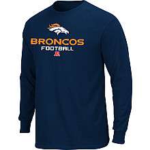Denver Broncos Critical Victory Team Color Long Sleeve T Shirt 