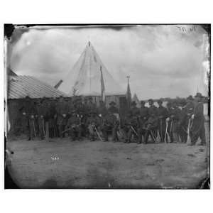  Civil War Reprint Prospect Hill, Virginia. Officers of 
