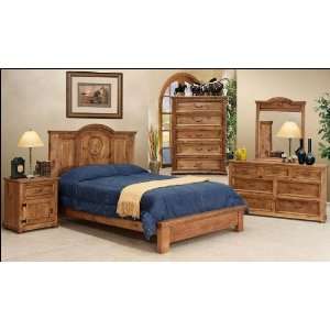    San Felipe Rustic Bedroom Furniture Set w/ Star