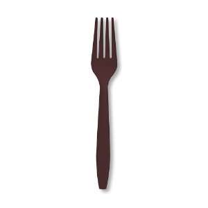  Chocolate Brown Plastic Forks   288 Count 