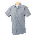   Mens 4.25 oz. Premium Industrial Short Sleeve Work Shirt   WHITE   L