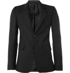   suit $ 1335 dunhill wool twill suit $ 1495 alexander mcqueen slim fit