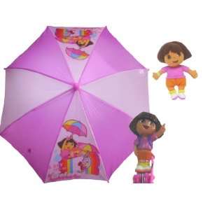    buenos amigos Dora & Boots Umbrella & Plush Doll Toys & Games