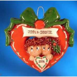  Personalized Couple in Heart Ornament by Ornaments with 