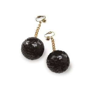  Lets Party By Rubies Costumes Sequined Ball Earrings / Gold 
