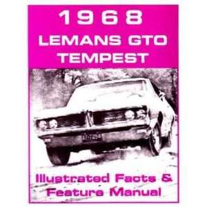 1968 GTO LEMANS TEMPEST Facts Features Brochure