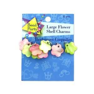  of 72   Large flower shell charms (Each) By Bulk Buys 