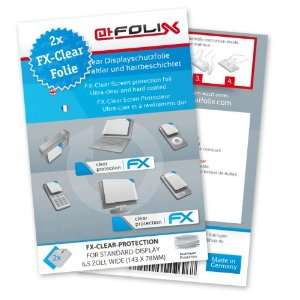  2 x atFoliX FX Clear Invisible screen protector for Standard 