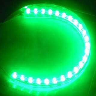 LED Band Designlicht Grün für Auto 24 LEDs 24cm 12V Ab Lager  