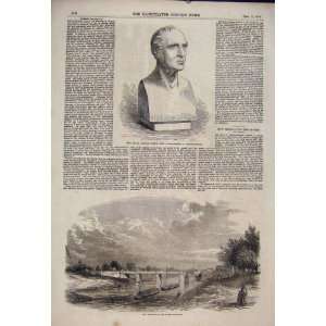   Kemble Butler Bridge Severn River Upton Print 1854