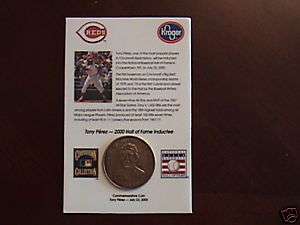 Baseball Legend Tony Perez Hall Of Fame Coin, 2000  