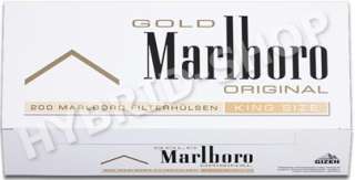 10x 200er MARLBORO GOLD 2000 Filterhülsen Hülsen Zigarettenhülsen 