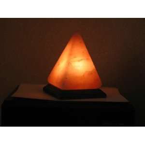  Black Tai Pyramid Salt Lamp 6 (Small) With Cord Beauty