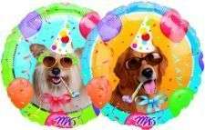 18 BOW WOW HAPPY BIRTHDAY BALLOON Dog Puppy party  