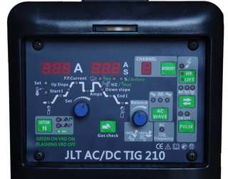 WIG IGBT Inverter JLT AC/DC TIG 210 Pulse HF + MMA  