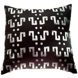  Mudcloth Pillow African Print in Black and White