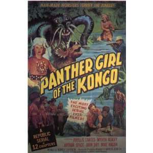  Panther Girl of the Kongo Poster Movie 27x40