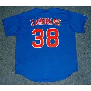  CARLOS ZAMBRANO Chicago Cubs Majestic Alternate Baseball 