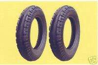 two 6.00 16 Old Style John Deere Front Tractor Tires  