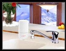 CRYSTAL QUEST Faucet Mount KDF Water Filter 5 Stage  