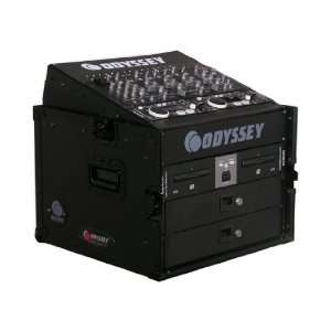 com Odyssey FZ1006BL COMBO Rack 10 Space TOP Rack & 6 Space BOTTOM DJ 