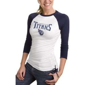  Tennessee Titans Womens 3/4 Sleeve Raglan Top   by Alyssa 