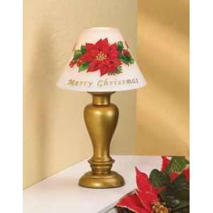  Poinsettia Candle Lamp 