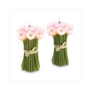  Pink Tulip Candle Bouquets   2 Pack