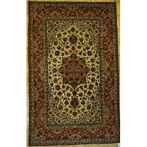  6x10 Hand Knotted Isfahan Persian Rug   610x109