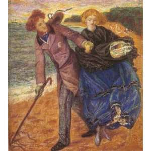   Gabriel Rossetti   24 x 26 inches   Writing on the Sand Home