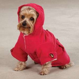 Dog CORDUROY TOGGLE COAT Sherpa Cozy Pet Winter Jacket Clothing XXS 