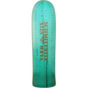 Schmitt Stix Yard Stick Green Skateboard Deck   9.62 x 36 