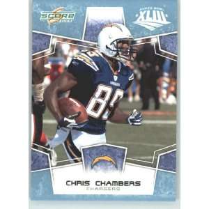  Super Bowl XLIII GLOSSY # 263 Chris Chambers   San Diego Chargers 