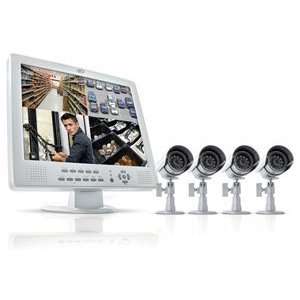  All In One Web Ready 4 Channel Compact H.264 DVR Security 