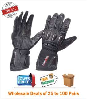 Wholesale Armor Leather Kevlar Gloves Best Motorcycle Winter Gloves 75 