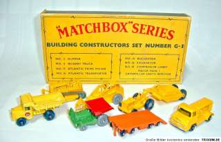 Matchbox G 3 Building Constructors Set 1961  