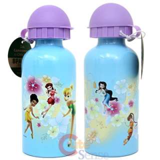 Disney TinkerBell Fairies Aluminum Sports Water Bottle / Container 