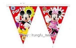 now free disney mickey mouse birthday party bunting flag banner